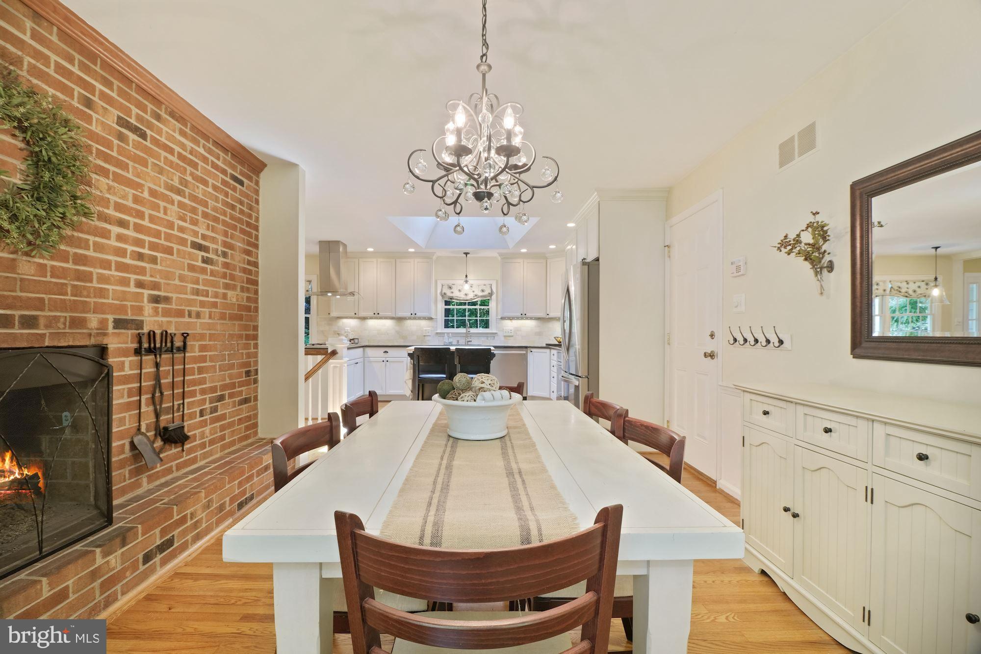 966 Lee Road Kennett Square, PA 19348 - Photo 21 of 51 Dining room w/ fireplace