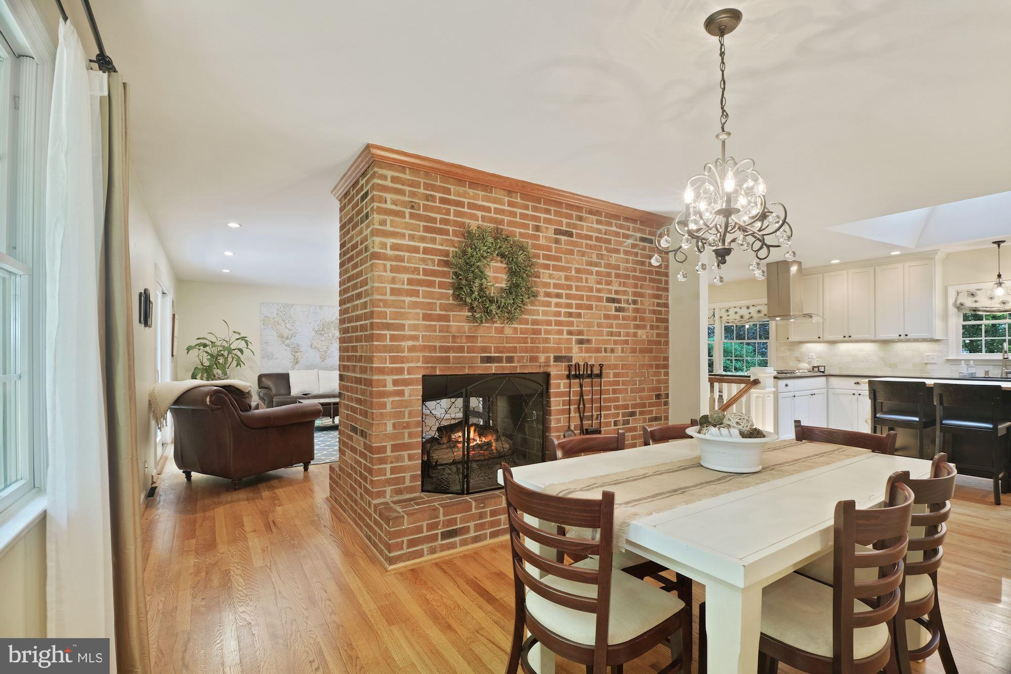 966 Lee Road Kennett Square, PA 19348 - Photo 23 of 51 Dining room w/ fireplace