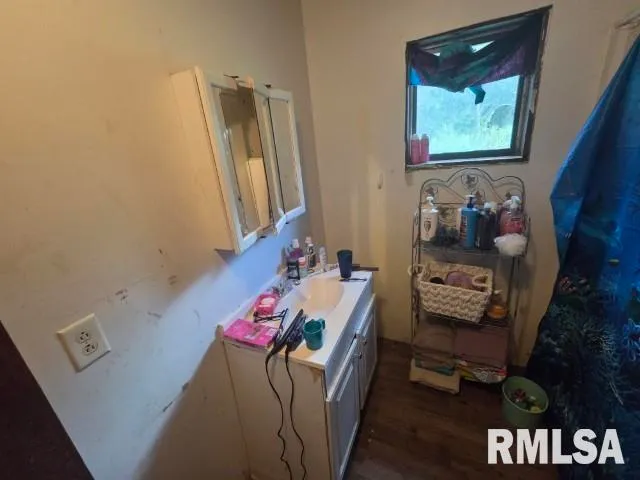 a view of a backyard with furniture