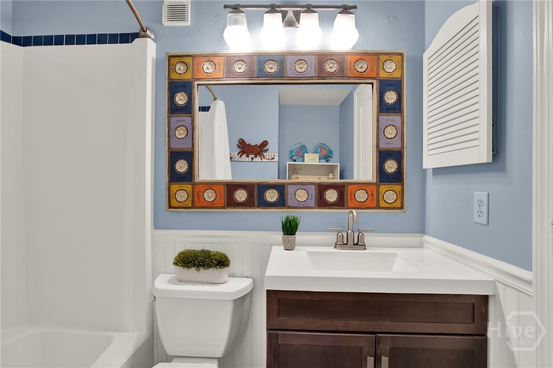 1217 Bay Street, Unit 105B Tybee Island, GA 31328 - Photo 19 of 46 Potential for Stackable Washer/Dryer in the Bathro