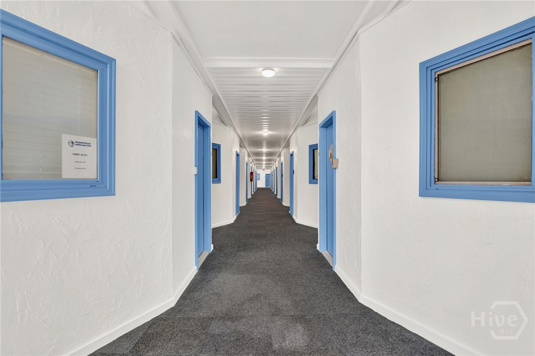 1217 Bay Street, Unit 105B Tybee Island, GA 31328 - Photo 34 of 46 Savannah Beach & Racquet Club Hallway