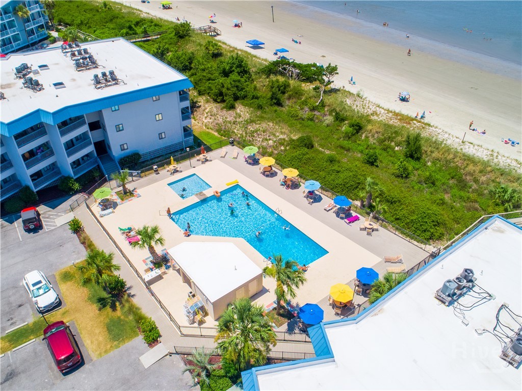 1217 Bay Street, Unit 105B Tybee Island, GA 31328 - Photo 41 of 46 Savannah Beach & Racquet Club Pool