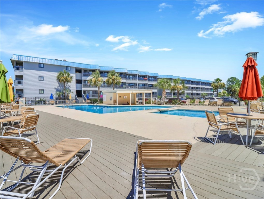 1217 Bay Street, Unit 105B Tybee Island, GA 31328 - Photo 44 of 46 Savannah Beach & Racquet Club Pool