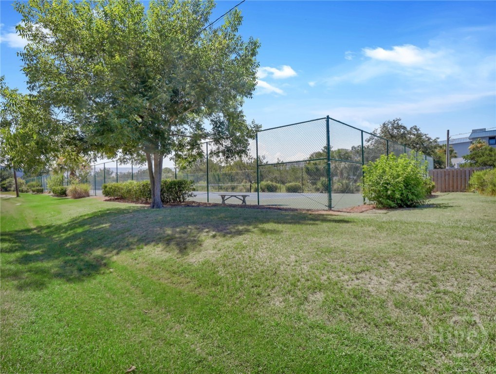 1217 Bay Street, Unit 105B Tybee Island, GA 31328 - Photo 46 of 46 Savannah Beach & Racquet Club Tennis Court