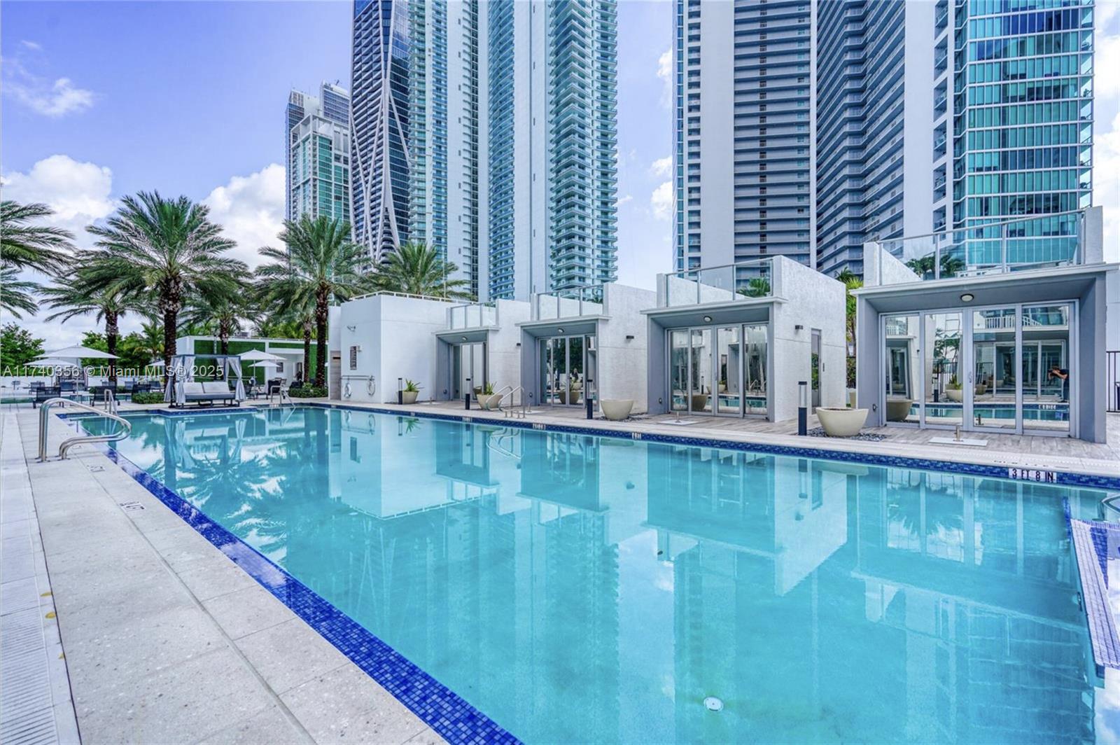 851 Northeast 1st Avenue, Unit 811 Miami, FL 33132 - Photo 34 of 35 a view of swimming pool with outdoor seating