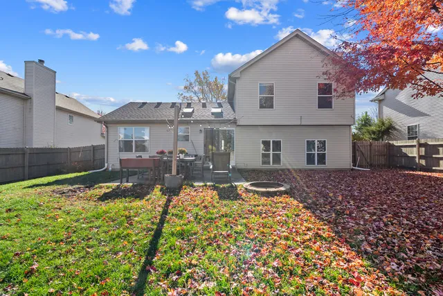 a view of a house with a patio