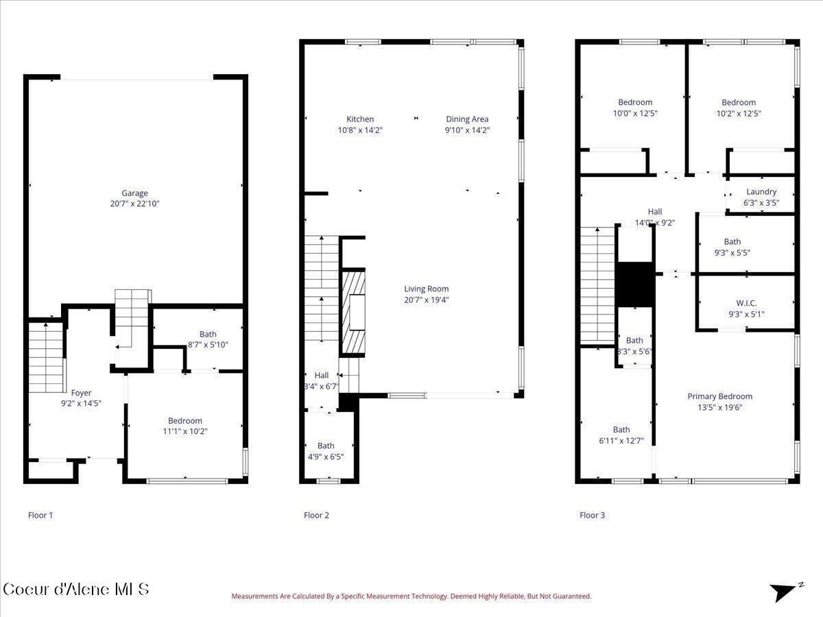 2931 North Heartwood Road Coeur D'Alene, ID 83814 - Photo 36 of 36 48-Floor plan