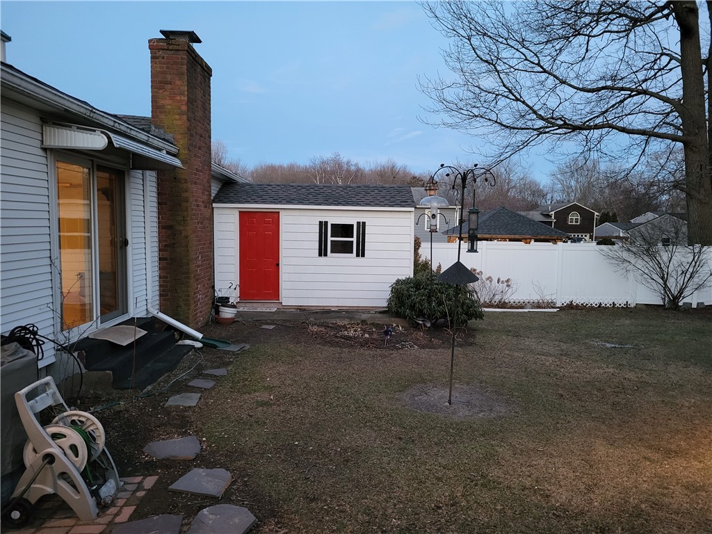 160 Amherst Road Warwick, RI 02889 - Photo 3 of 30 New shed by the rear of the garage