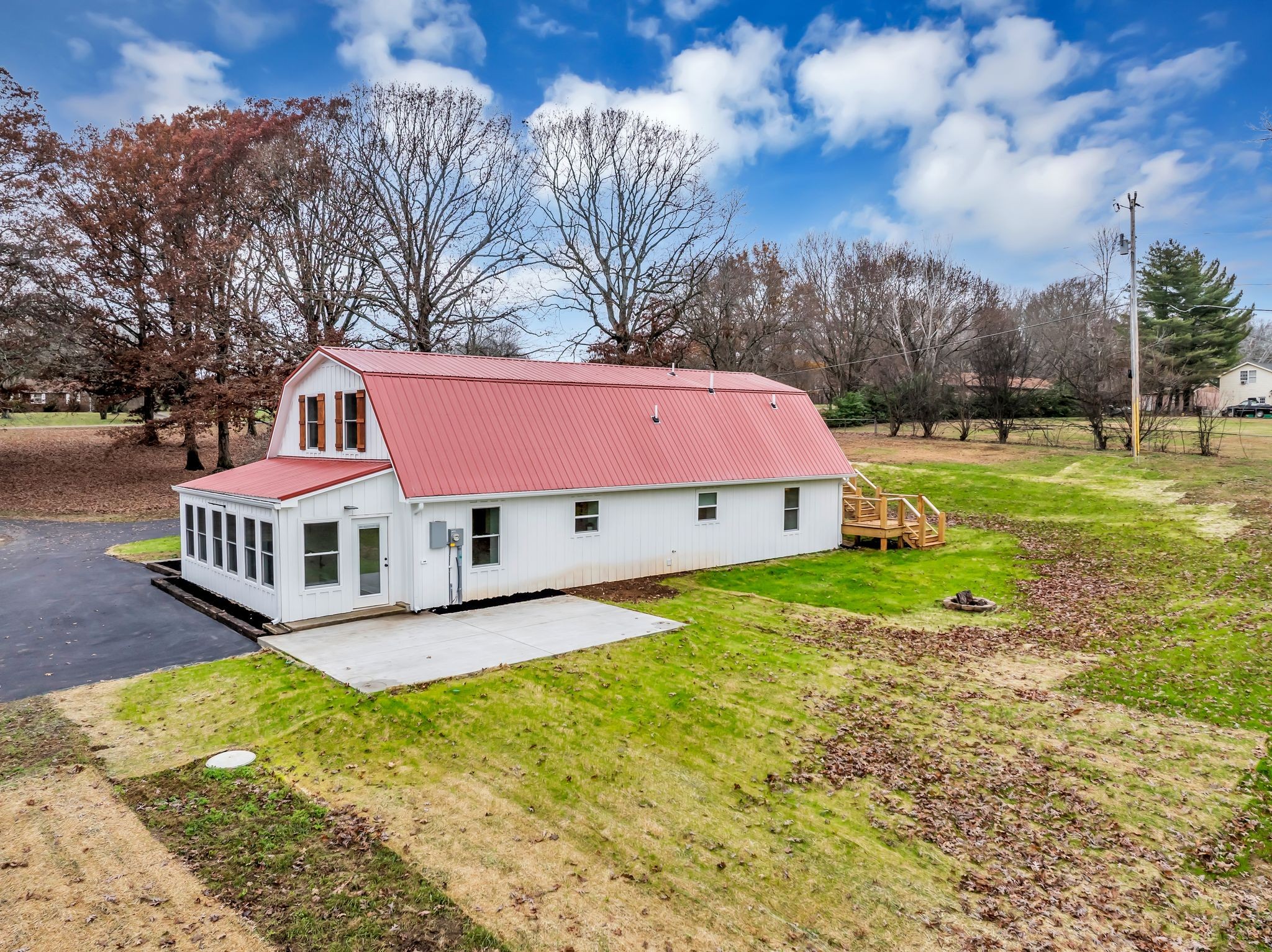 372 Lee Road Cottontown, TN 37048 - Photo 42 of 52 a view of a house with pool and yard