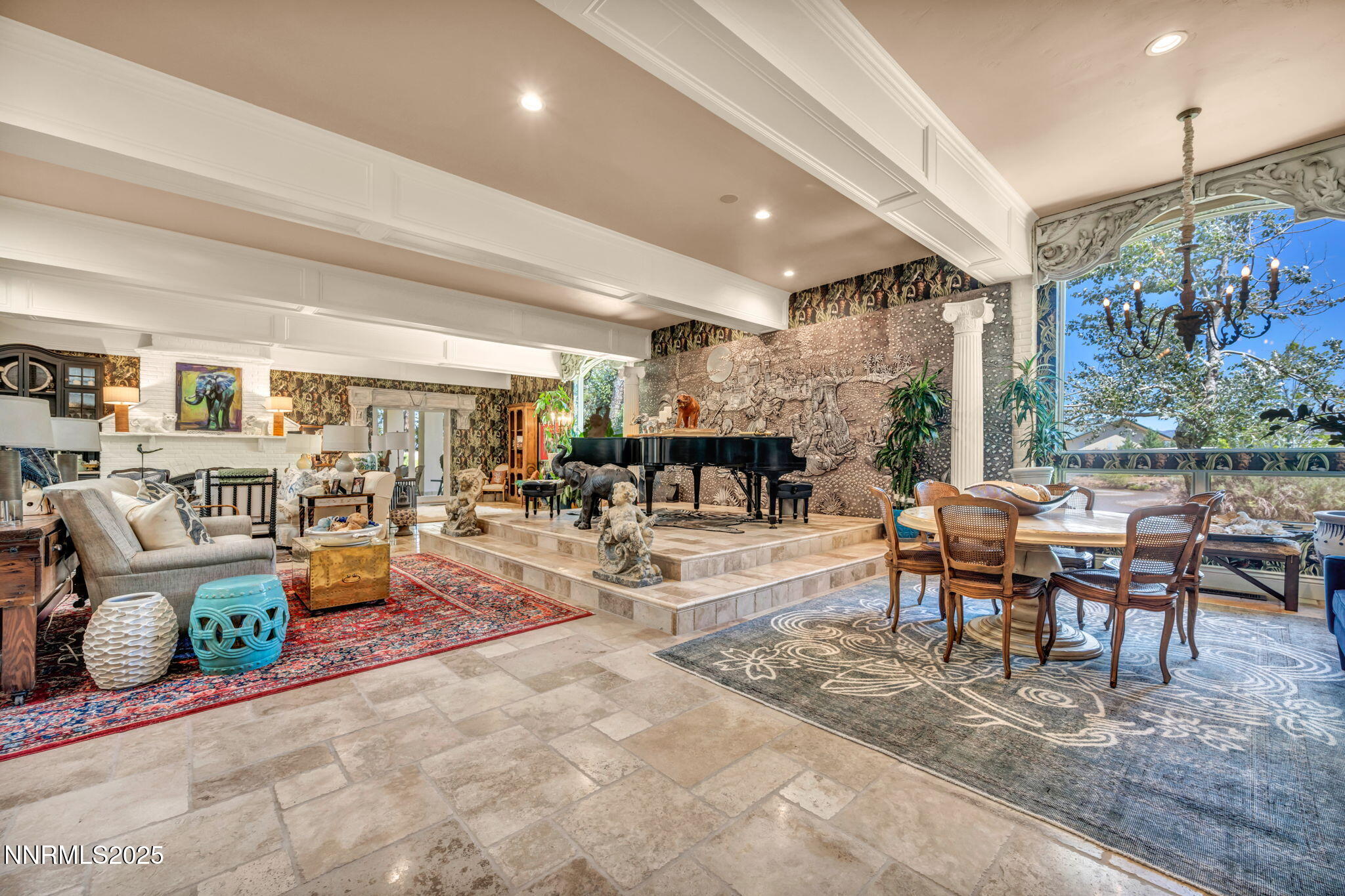 3820 Frost Lane Reno, NV 89511 - Photo 176 of 239 a outdoor space with lots of tables a garden view and living room view