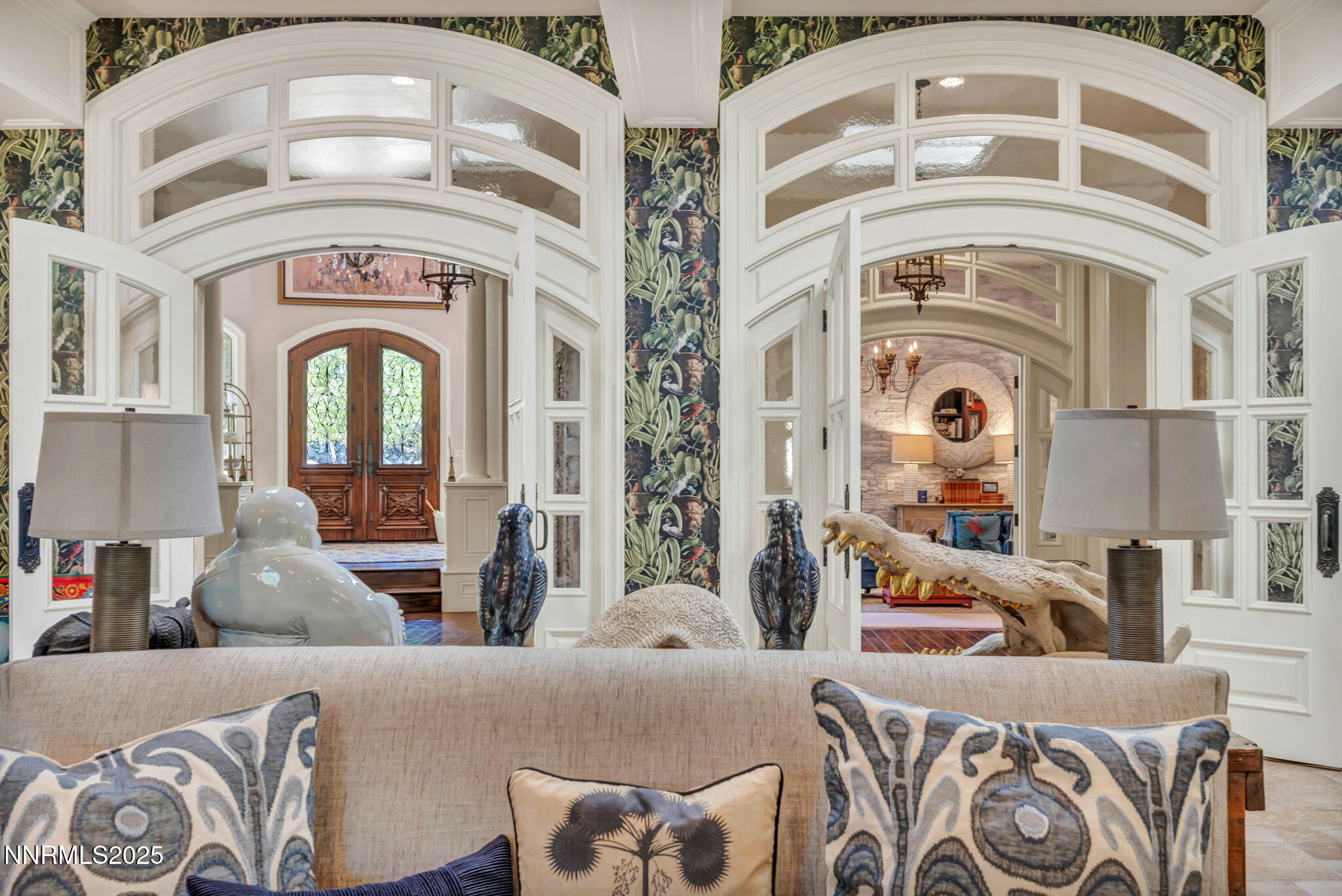 3820 Frost Lane Reno, NV 89511 - Photo 190 of 239 a living room with a large window and a chandelier