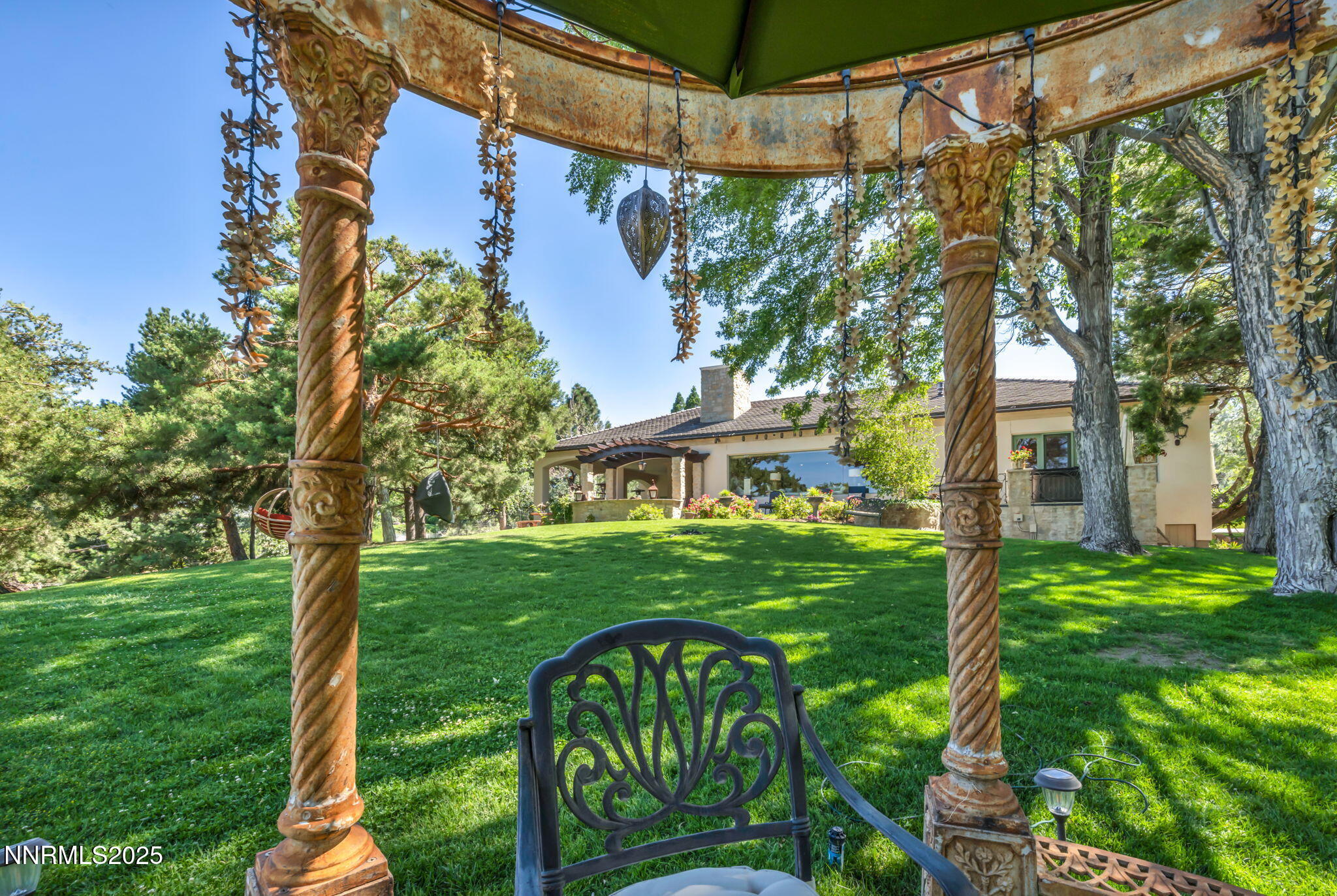 3820 Frost Lane Reno, NV 89511 - Photo 45 of 239 a view of a yard with plants and large trees