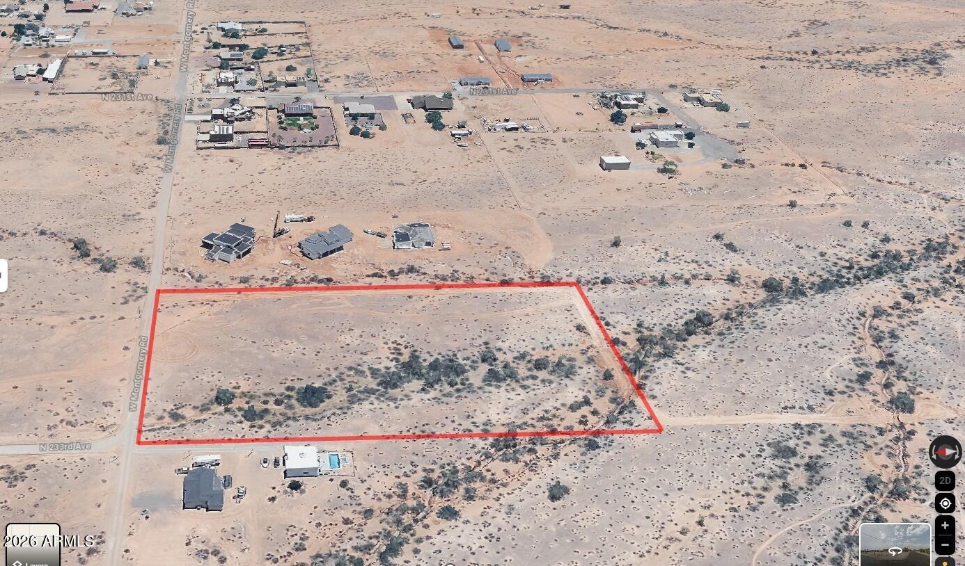 2329 West Montgomery Road, Unit 4 Wittmann, AZ 85361 - Photo 7 of 7 Montgomery rd from west Drone