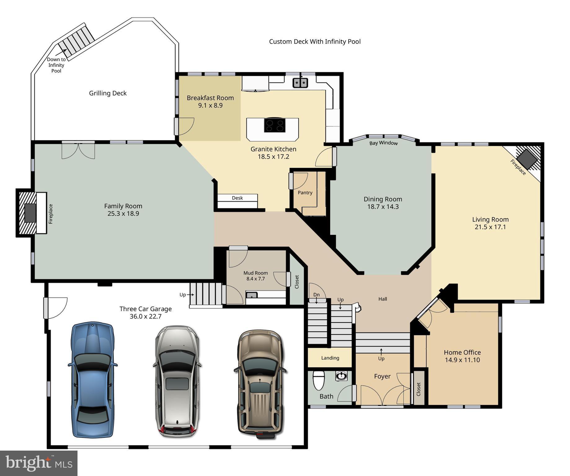 11225 Bright Pond Lane Reston, VA 20194 - Photo 28 of 30 Main Level Floorplan