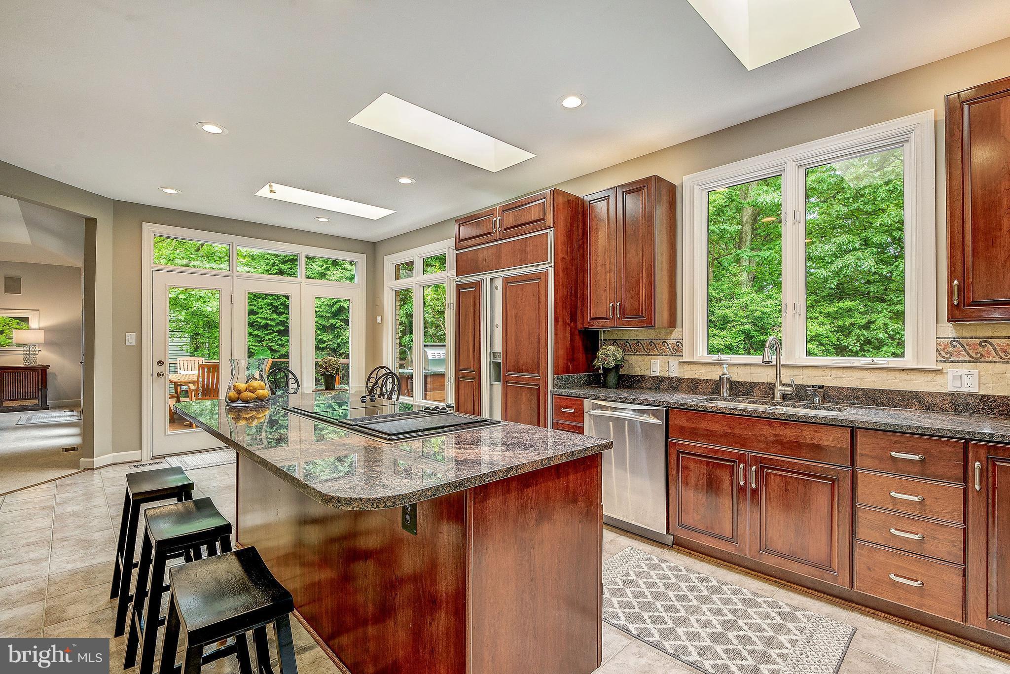 11225 Bright Pond Lane Reston, VA 20194 - Photo 6 of 30 Granite Countertops And Cherry Cabinets