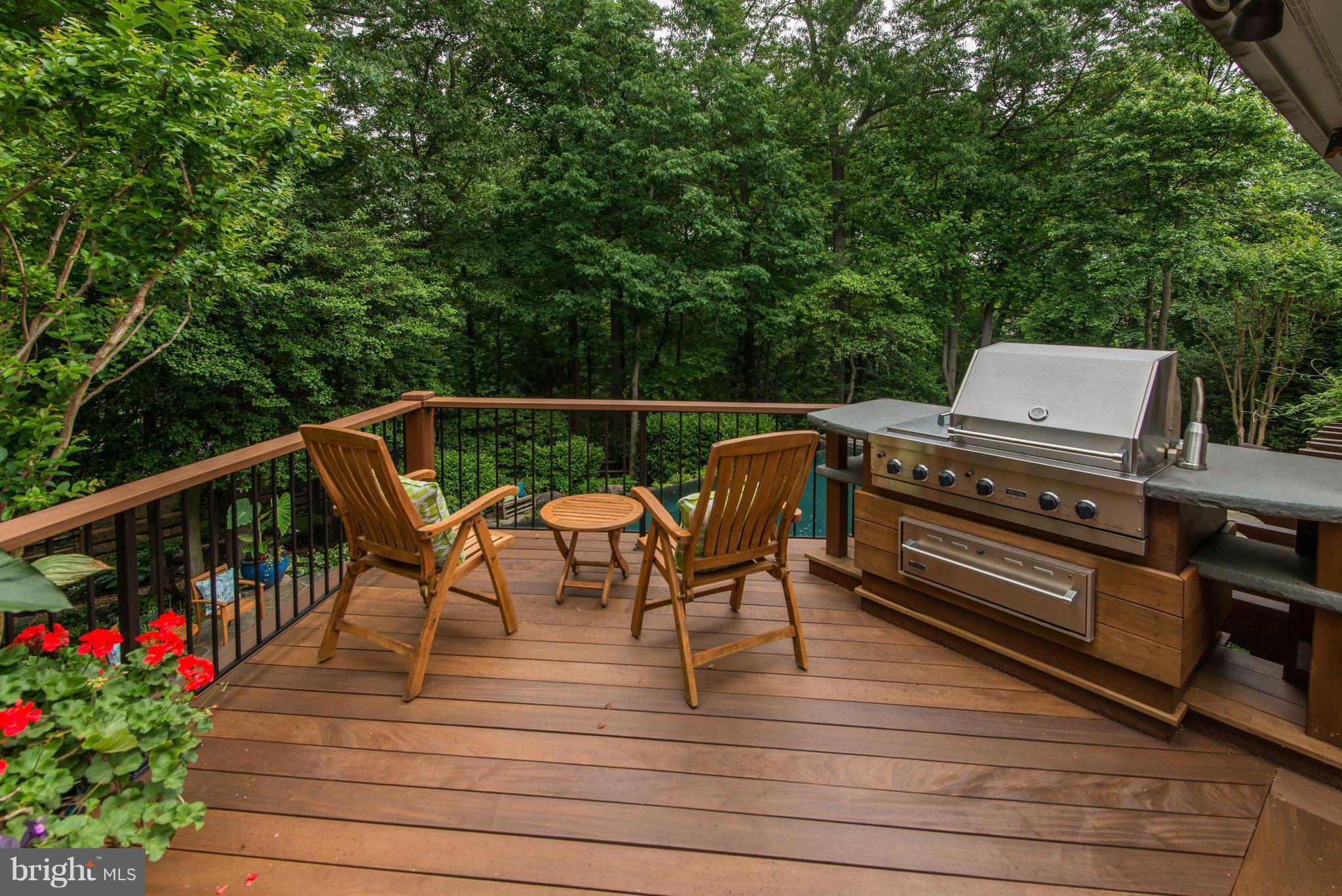 11225 Bright Pond Lane Reston, VA 20194 - Photo 10 of 30 Deck Off Family Room With Gas Grill