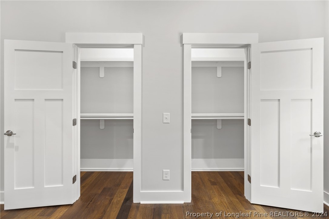 452 Brown Road Carthage, NC 28327 - Photo 35 of 50 a view of walk in closet with wooden floor