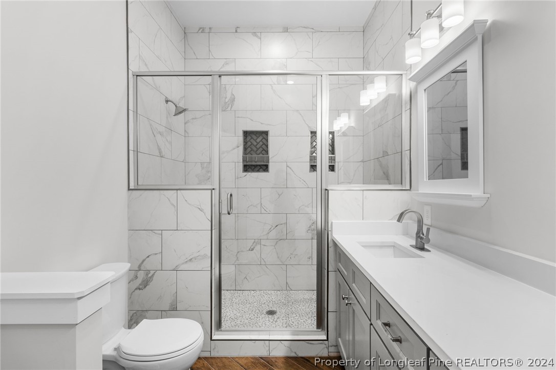 452 Brown Road Carthage, NC 28327 - Photo 43 of 50 a bathroom with a sink a toilet and shower