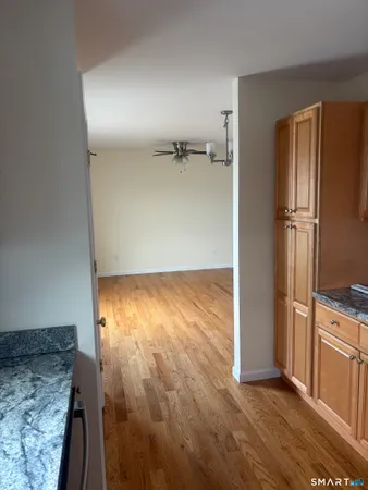 wooden floor in a kitchen