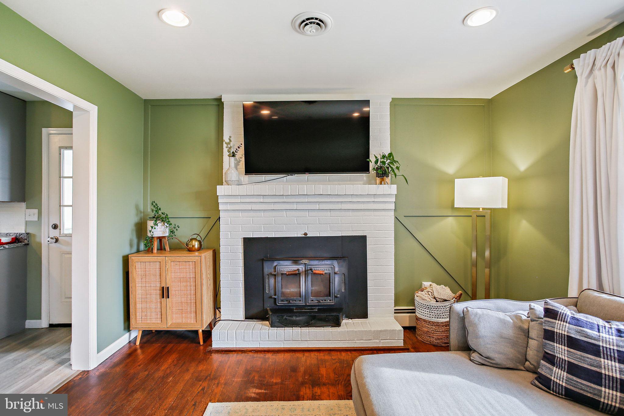 19028 Graystone Road White Hall, MD 21161 - Photo 16 of 44 Wood burning Fireplace with insert