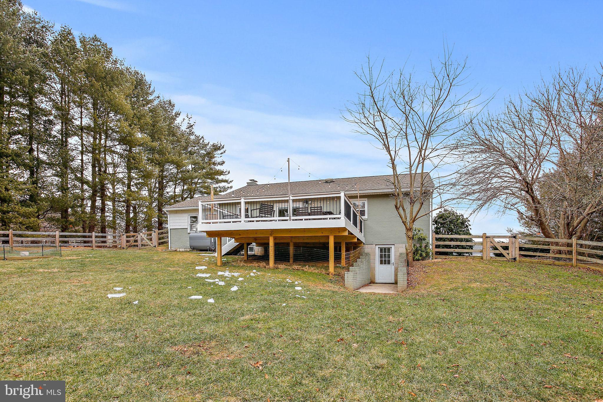 19028 Graystone Road White Hall, MD 21161 - Photo 42 of 44 Exterior Look at House, Deck & Basement Walk-out