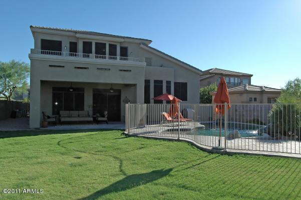 5218 East Hashknife Road Phoenix, AZ 85054 - Photo 24 of 25 Backyard from the rear of property