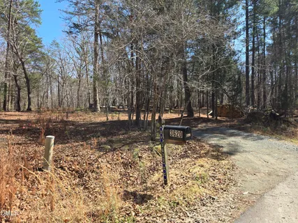 a bench sitting in the middle of a yard