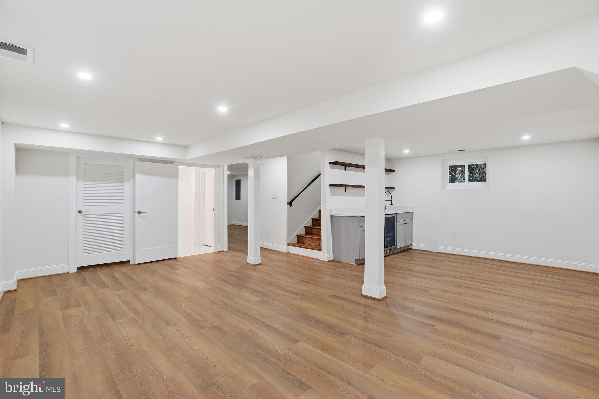 4720 Ellicott Street Northwest Washington, DC 20016 - Photo 43 of 52 a view of a kitchen with wooden floor