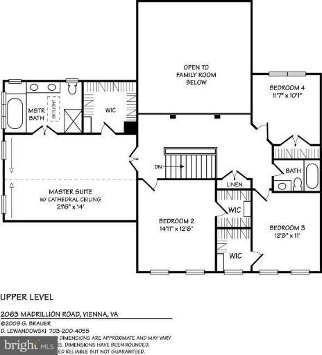 2063 Madrillon Road Vienna, VA 22182 - Photo 23 of 24 Floor Plan #2