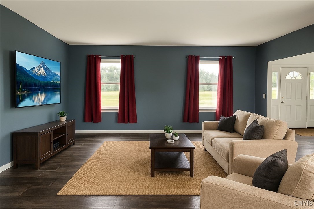 6709 Lowell Road Rome, NY 13440 - Photo 10 of 47 AI generated living room