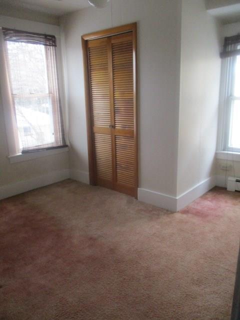 560 5th Street Butler, PA 16001 - Photo 13 of 20 3rd Bed Room has carpet, nice closet and a ceiling fan