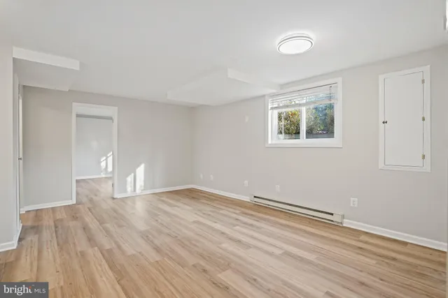 wooden floor in an empty room