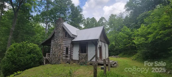 front view of a house with a garden