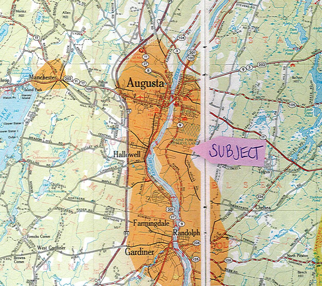 44 Keith Street Augusta, ME 04330 - Photo 60 of 64 AREA MAP