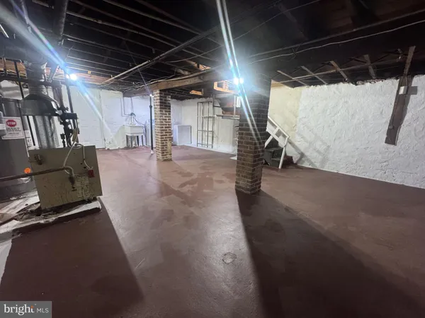 a view of storage and utility room