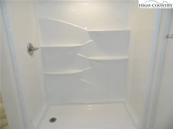 a close up of a bathtub