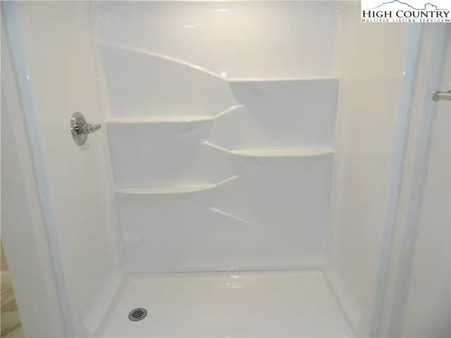 a close up of a bathtub