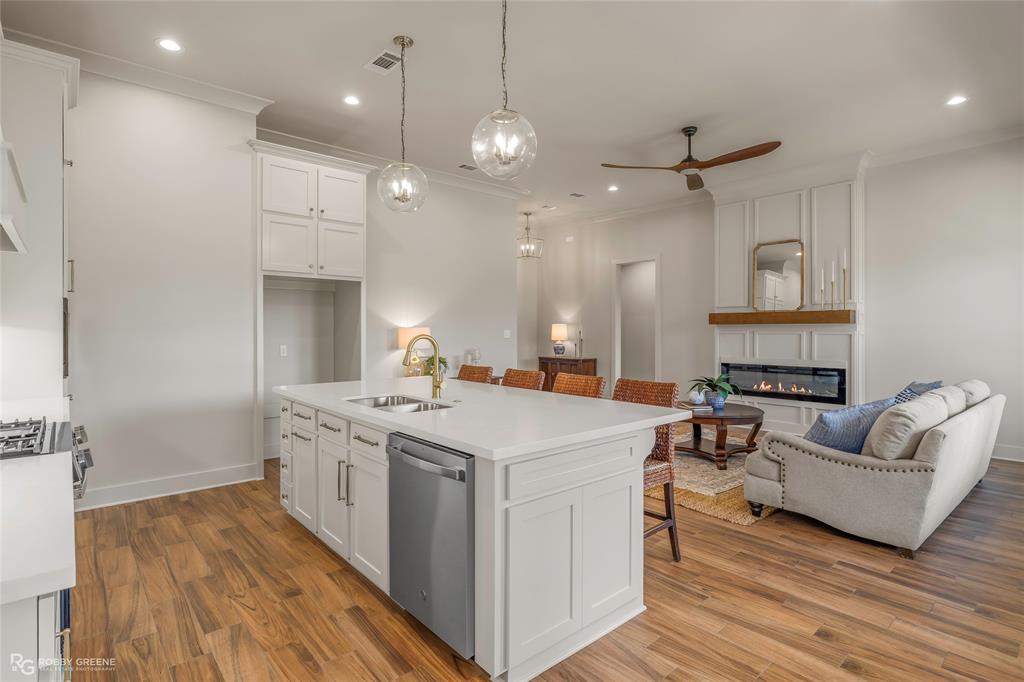219 Marble Place Haughton, LA 71037 - Photo 14 of 29 Open-concept living space with wood-finish flooring