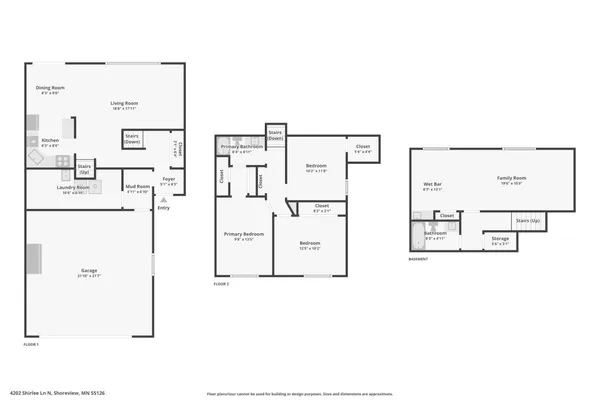 $293,000 | 4202 Shirlee Lane North, Shoreview, MN 55126