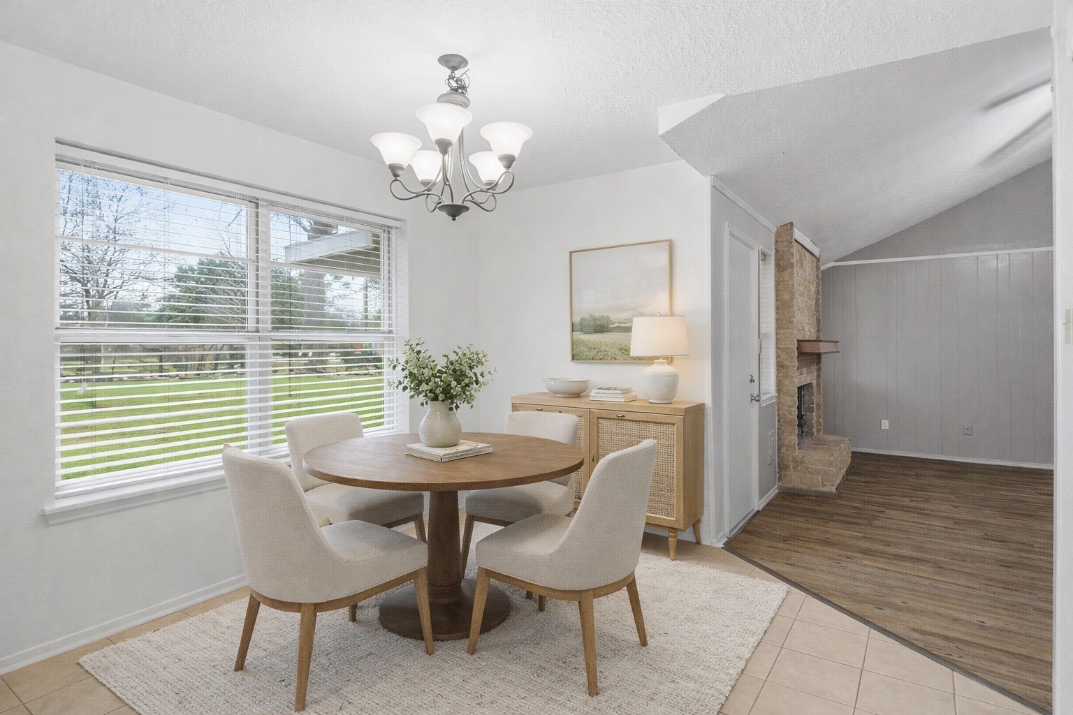 2000 Hamilton Street Rosenberg, TX 77471 - Photo 47 of 50 a view of a dining room with furniture a chandelier and wooden floor