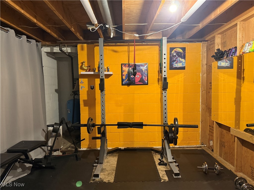 26017 Hartley Road Beloit, OH 44609 - Photo 20 of 28 basement View of exercise room