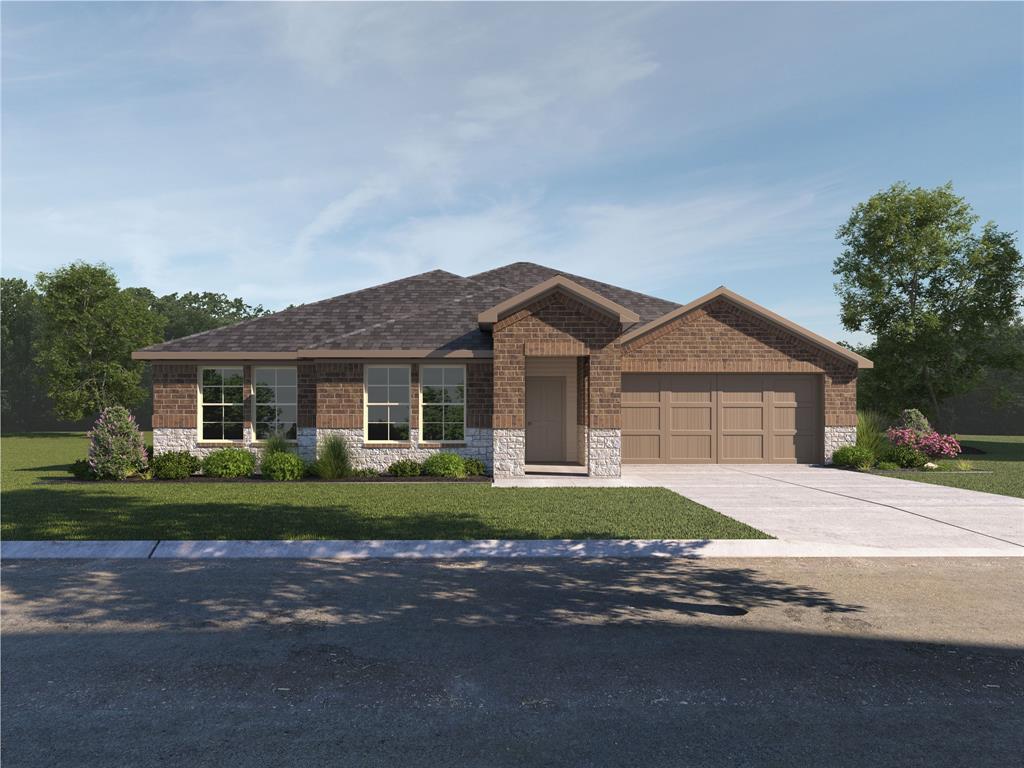 1317 Rolling Meadows Drive Cedar Hill, TX 75104 - Photo 1 of 1 a front view of a house with a yard and garage