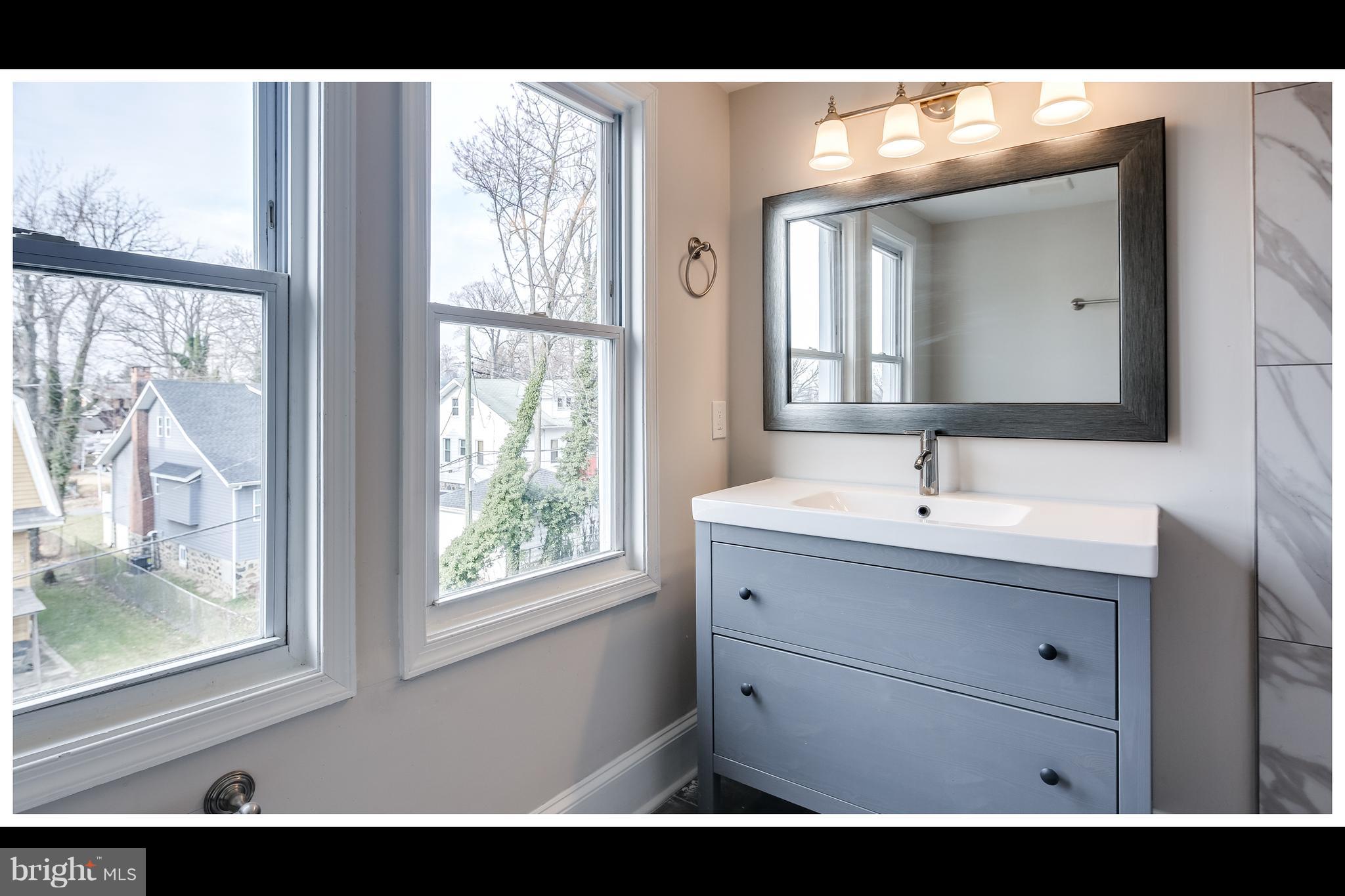 2900 Allendale Road Baltimore, MD 21216 - Photo 27 of 29 a view of bathroom with a sink mirror and a window