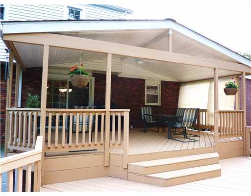 211 Lytton Road Coraopolis, PA 15108 - Photo 16 of 18 Patio/Deck. WHAT A SPECTACULAR COVERED TWO TIERED DECK FOR ENTERTAINING. THE CATHEDRAL CEILING SUPPORTS A CEILING FAN.
