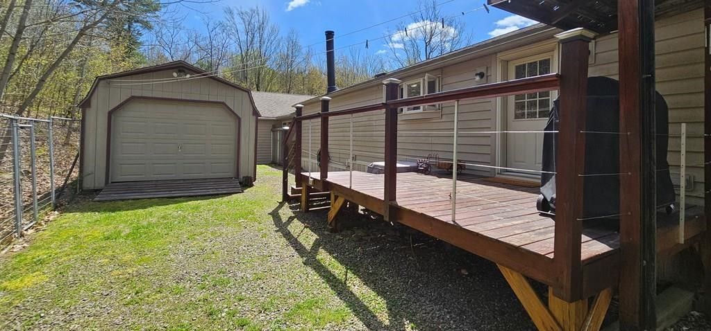 367 Ellison Road Barton, NY 14859 - Photo 38 of 48 Back deck and shed