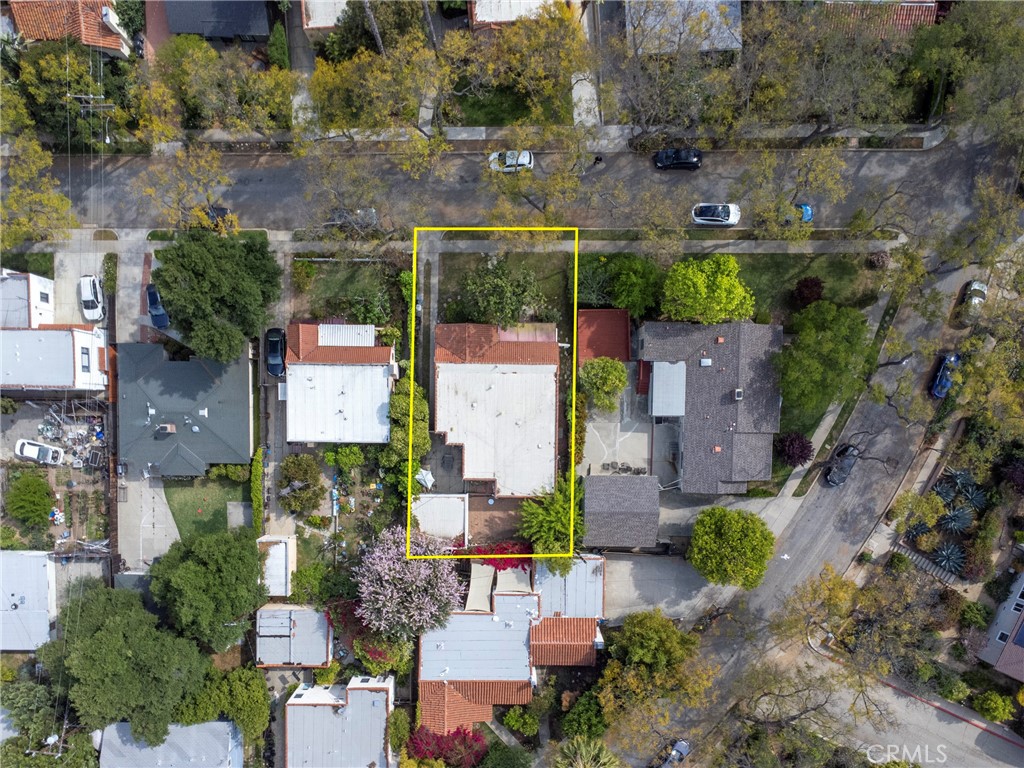 908 Summit Drive South Pasadena, CA 91030 - Photo 18 of 18 an aerial view of a houses with yard