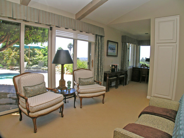 3764 Foothill Road Santa Barbara, CA 93110 - Photo 18 of 32 Master Office & Sitting Area