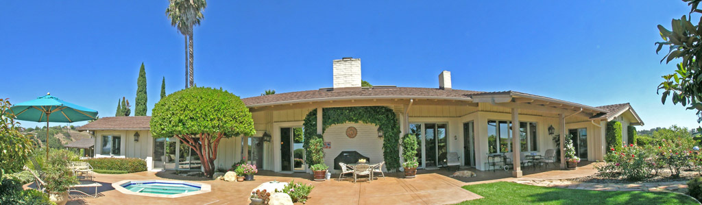 3764 Foothill Road Santa Barbara, CA 93110 - Photo 31 of 32 Rear Exterior of Property (PAN)