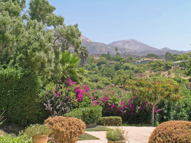 3764 Foothill Road Santa Barbara, CA 93110 - Photo 10 of 32 Mountain Views from Front Porch