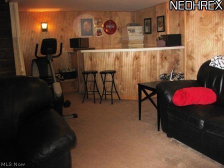 4238 Colony Road South Euclid, OH 44121 - Photo 21 of 24 Coze finished Rec Room in the lower lever wih bar and little refrigerator